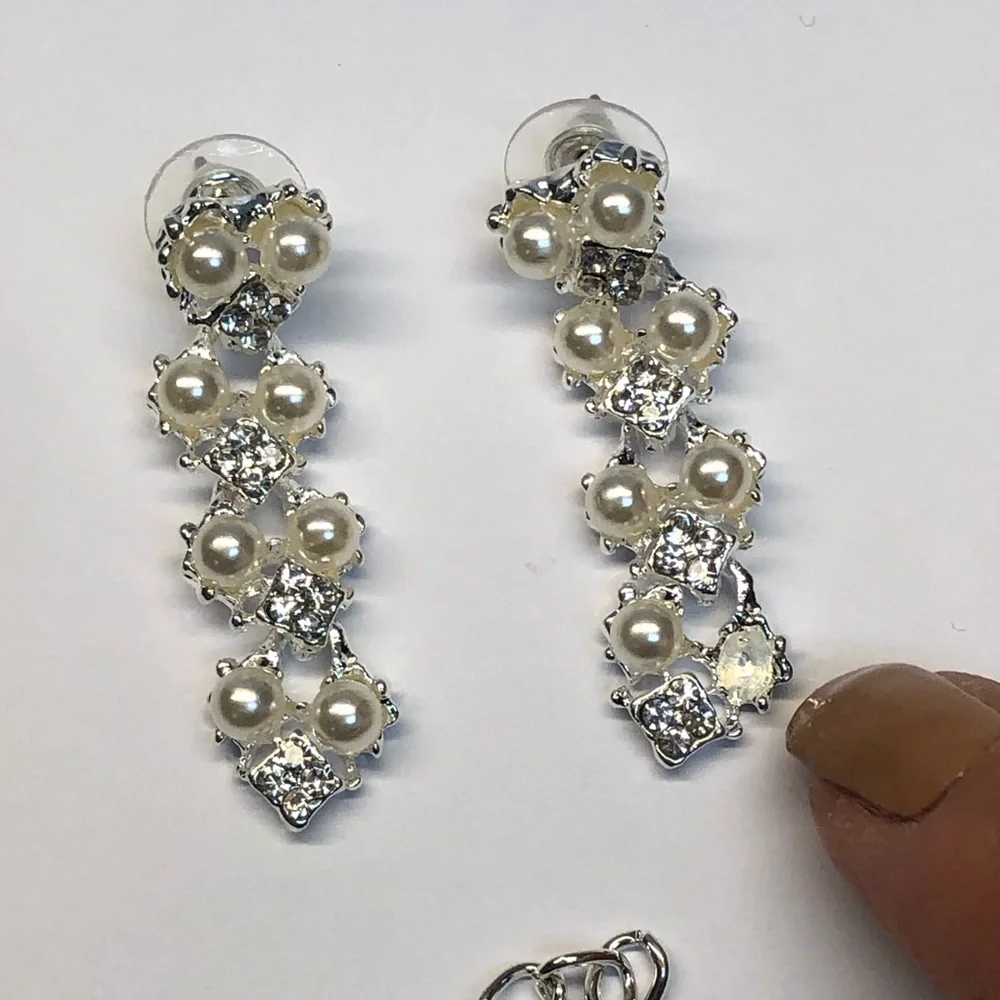 Faux Pearl Jewelry Set